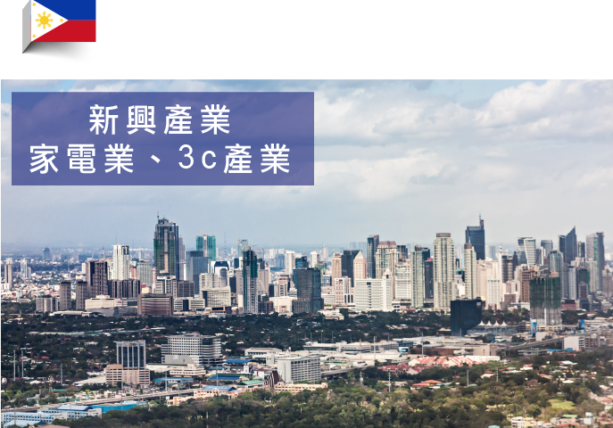 菲律賓語 新興產業家電業、3C產業